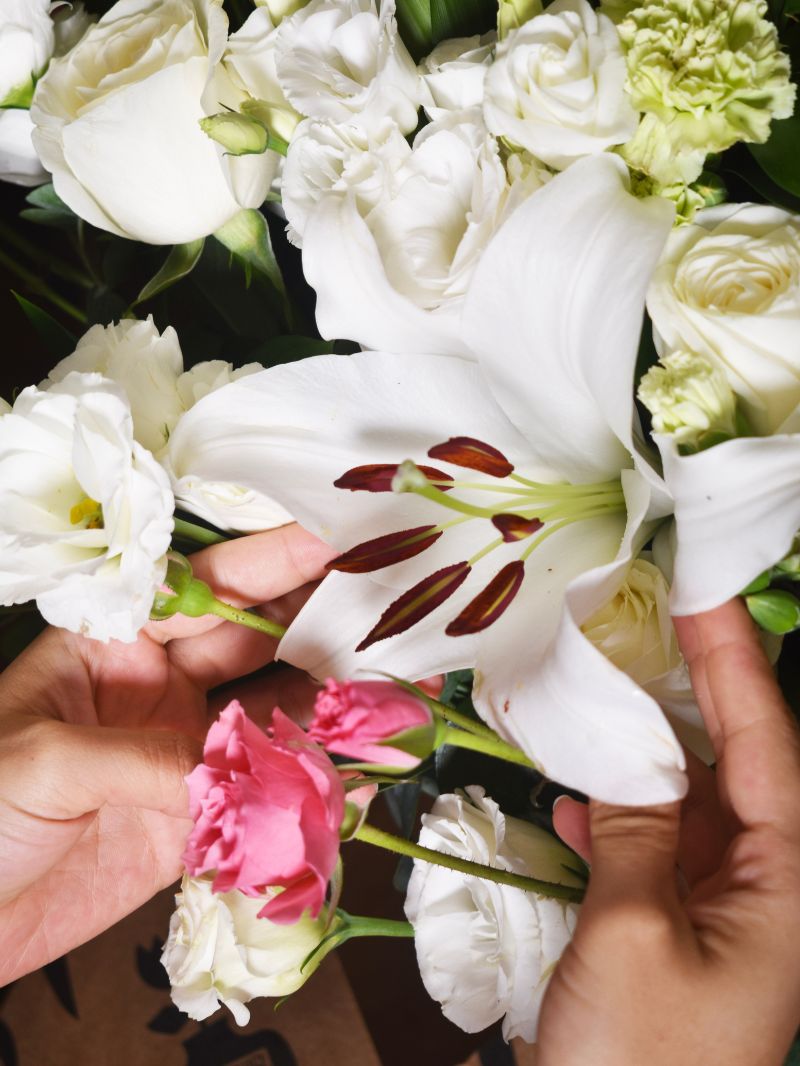 Flores no escritório